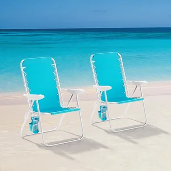 2 комплекта опор Для пляжного кресла с откидывающейся спинкой, кресло для отдыха с уличной мебелью бирюзового цвета