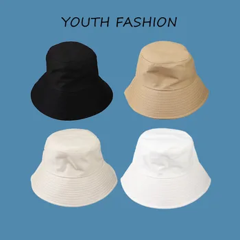 2023 Ins Солнцезащитная шляпа-ведро для женщин, Панама для девочек, Пляжные Путешествия, Уличная Обратимая Мужская шляпа Рыбака-утки