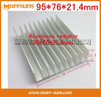 2шт 95*76*21.4 алюминиевые панели радиатора мм/радиатор PCU для маршрутизации/радиатор электронного блока охлаждения