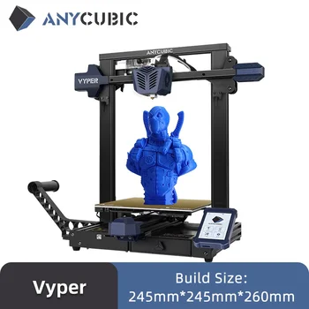 ANYCUBIC Новейший 3D-принтер FDM, Vyper, 3D-принтер с автоматическим выравниванием с размером печати 245*245*260 мм, Автоматическое выравнивание 3D-печати
