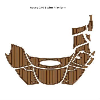 Azure 240 Платформа для плавания, Подножка для лодки, Пенопласт EVA, коврик для пола из искусственного тика