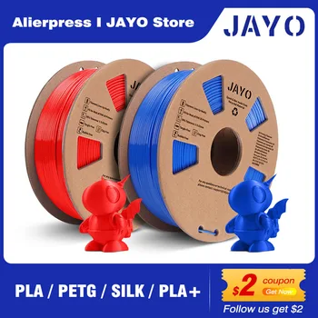 JAYO ABS/PLA META/PETG/ШЕЛК/ТПУ/Дерево/Радуга/Мрамор 3D принтер Нити 1,75 мм 2 Рулона 3D Печатные материалы для 3D принтера