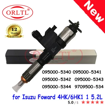 ORLTL Новый инжектор 095000-5340 095000-5341 095000-5342 095000-5343 095000-5344 9709500-534 для Isuzu Foward 4HK/6HK1 1 5.2L