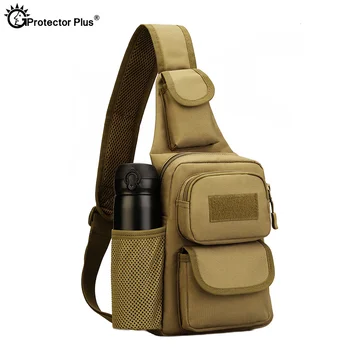 Protector Plus Тактическая сумка на одно плечо в стиле милитари, Спортивный Рюкзак для активного отдыха, Охота, Пеший Туризм, 1000D Нейлоновый Водонепроницаемый Рюкзак