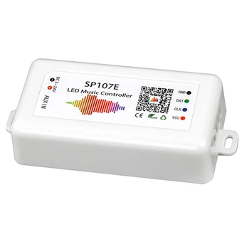 SP107E Светодиодный контроллер Bluetooth Smart APP WS2811/2812B Световая полоса с Затемнением Светодиодный музыкальный контроллер