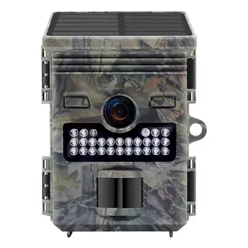 SunGusOutdoors 20MP 1080P На Солнечной Энергии Инфракрасные Камеры Ночного Видения Wild Game Trail Camera Traps с литий-аккумулятором Емкостью 4400 мАч Для Охоты