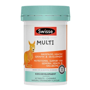 Swisse Multi Поддерживает здоровый рост и развитие, поддерживает общее состояние здоровья и самочувствие 60 таблеток