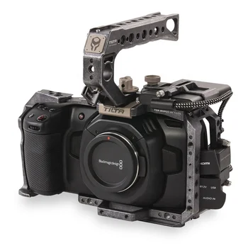 TILTA Tactical BMPCC 6K Полная камера с Держателем SSD-накопителя, Верхняя Ручка, 90-Градусный кабель USB-C для камеры BMPCC 4K