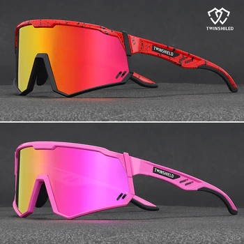 TWINSHIELD Новые Велосипедные Очки 2023 15 Цветов Велосипедные Спортивные Солнцезащитные очки Для горного Велосипеда UV400 Road Running Glasse