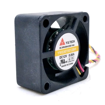 Y.S Tech 3015 вентилятор YW03015012BH 12 В 3 см коробка для жесткого диска видеокарта без звука вентилятор охлаждения