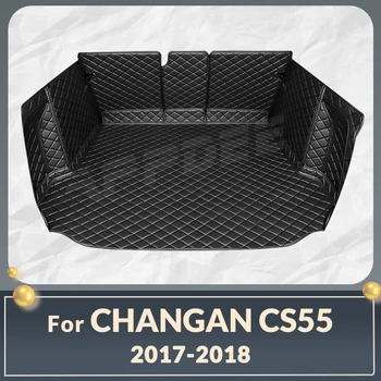 Автоматический Коврик для багажника с полным покрытием для Changan CS55 2017 2018, накладка на багажник автомобиля, Аксессуары для защиты интерьера Грузового лайнера