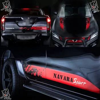 Автомобильная наклейка для Nissan NAVARA модификация украшения двери кузова наклейка с внешним видом NAVARA вытягивающий цветок