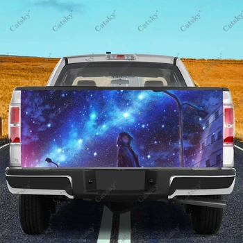 Аниме Наклейки на ночной грузовик Наклейка на дверь багажника грузовика, наклейки на бампер с графикой для легковых автомобилей, внедорожников