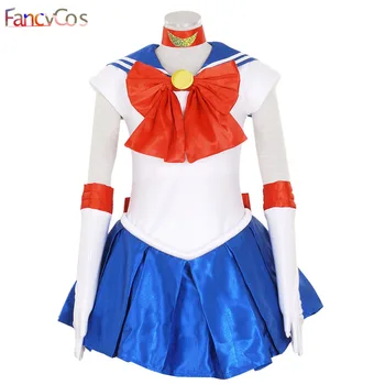 Аниме Цукино Усаги, платье принцессы для косплея, школьная форма, костюм для косплея для взрослых, изготовленный на заказ костюм для Хэллоуина для детей