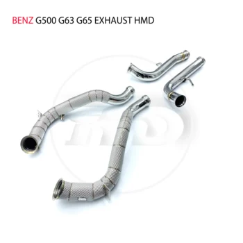 Выпускная система из нержавеющей стали HMD Высокопроизводительная Водосточная труба для модификации Benz G500 G63 G65 Электронный клапан