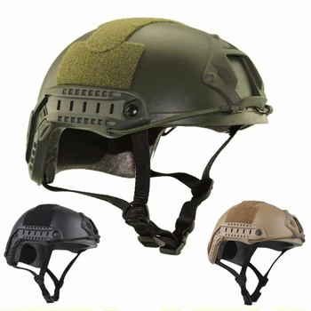 Высококачественный Защитный Пейнтбольный шлем Wargame Army Airsoft MH Tactical FAST Шлем с Защитными Очками CS Легкий