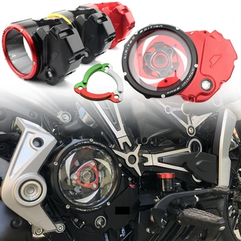 Для Ducati X Diavel X-Diavel XDiavel 1200 1260 Гоночная Прозрачная Крышка сцепления и Пружинный фиксатор 2016-2023 Аксессуары для мотоциклов
