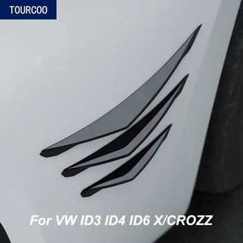 Для VW ID3 ID4 ID6 X/CROZZ Декоративная отделка переднего бампера Аксессуары для модификации экстерьера