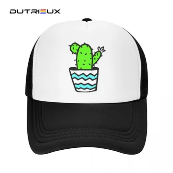 Кактусовая зеленая спортивная кепка для улицы, бейсбольная кепка, мужская женская регулируемая кепка, модная летняя шляпа