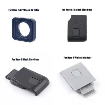 Крышка боковой двери объектива с УФ-фильтром, USB-C Mini, совместимый с HDMI Порт, Боковая защита для GoPro HERO5/6/7 Черный/7 Аксессуары