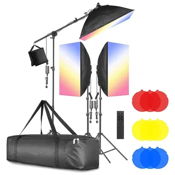 Лампа для фотосъемки, Студийное оборудование для заливки освещения, комплект для фотосъемки в фотостудии