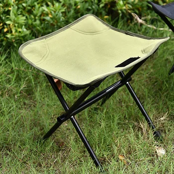 Легкий портативный высокопрочный уличный складной стул с сумкой, уличный складной алюминиевый стул, сиденье для табурета, Рыбалка, кемпинг