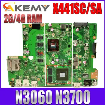 Материнская плата для ASUS A441SC A441SA X441SA X441SC F441S X441S A441S Материнская плата ноутбука N3050/N3060 N3700/N3710 2 ГБ/4 ГБ оперативной памяти
