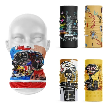 Модная бандана с 3D принтом, Граффити, Абстрактный головной Платок, Дышащий мягкий шарф для лица, Шейная гетра, Волшебный спортивный браслет на Запястье