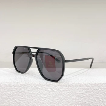 Мужские многоугольные солнцезащитные очки из ацетата металла 0643 Модные солнцезащитные очки с затенением, мужские солнцезащитные очки для путешествий, Летние очки UV400, женские очки