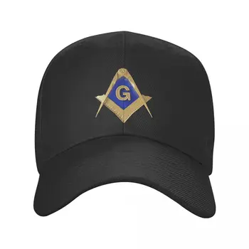 Новая модная масонская золотая квадратная масонская бейсболка для женщин, мужская дышащая шляпа для папы, бейсболки-кепки