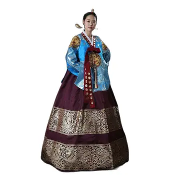 Новое платье Ханбок, традиционный корейский церемониальный костюм Дангуй, Корейский Королевский костюм на Хэллоуин, Косплей, подарки