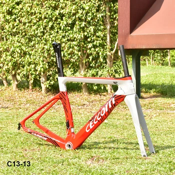 Новые поступления 700C Колеса Карбоновая рама для шоссейного велосипеда Максимальные шины 25 мм Комплект рамы для гоночного велосипеда Карбоновая