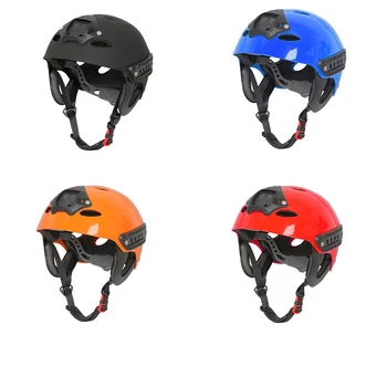 Открытый водный защитный шлем для защиты головы, Скалолазание, Водные виды спорта, Подводный боковой поручень, Защитный головной убор, синий
