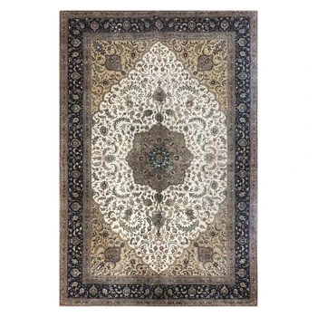 Персидский ковер Ручной работы, шелковый коврик для дома, Размер 4,5 'X6.5'