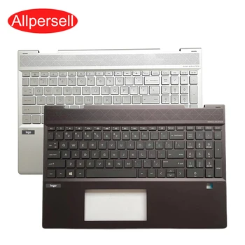Подставка для рук ноутбука для HP ENVY X360 15-DR 15-DS TPN-W142 W143 верхняя крышка корпуса с подсветкой клавиатуры L53987-001 L53815-001