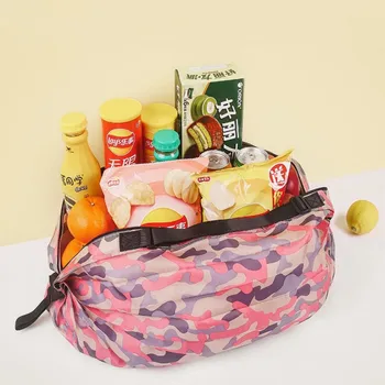 Портативные пляжные сумки для путешествий на открытом воздухе, сумка для покупок в супермаркете, сумка для хранения продуктов, водонепроницаемые складные сумки для покупок большой емкости