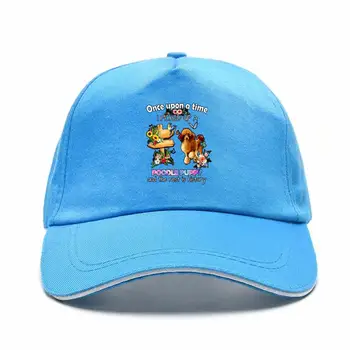 Пудель забавная бейсбольная кепка для мужчин ГКО шляпы женщин, бейсбольная кепка черный ГКО шляпы темно ГКО шапки 100% хлопок забавный принт шлема м