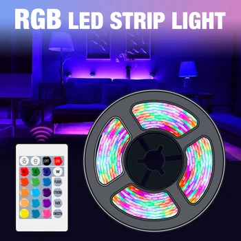 Светодиодные ленты RGB Водонепроницаемая 5 В Гибкая Светодиодная лента Fita, Диодная Лента 1 2 3 4 5 М, Неоновая лампа, Лента RGBW, Светодиодная Подсветка