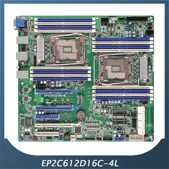 Серверная материнская плата Для ASROCK Для EP2C612D16C-4L DDR4 2400 LGA2011 Поддержка E5-2600 V3 V4 Полностью протестирована Хорошего качества