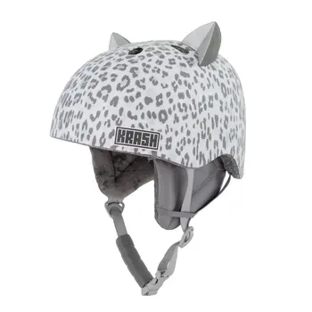 Серебряный снежный шлем Snow Leopard, молодежный 8+ (54-58 см)