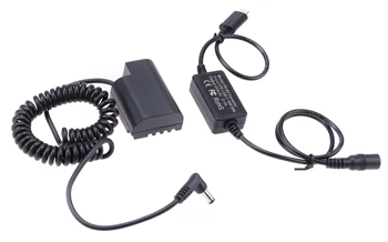 Фиктивный аккумулятор Fotga DMW-BLF19 с кабелем адаптера питания Type-C для камеры Panasonic GH3 GH4 GH5 GH5S