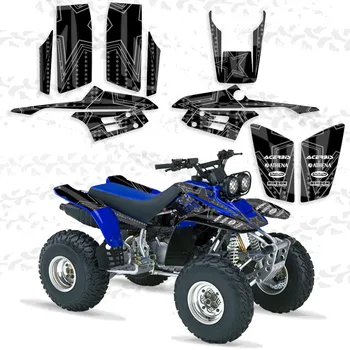 Черные наклейки в Новом Стиле, Графические наборы для Yamaha Warrior 350 ATV Autocollant Moto Pegatina Moto