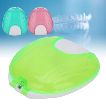 Чехол для ортодонтического фиксатора 3 цвета, Портативный Водонепроницаемый контейнер для хранения зубных протезов для взрослых, Пылезащитный, непромокаемый, долговечный