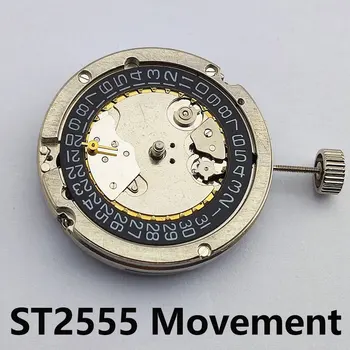 Швейцарский оригинальный многофункциональный механизм Seagull ST2555, Автоматический механический механизм 2555, 2,59 Секунды, Аксессуары для часов