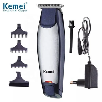 Электрическая Машинка для стрижки волос Kemei KM-5021, Парикмахерский Триммер, Профессиональная Машинка для Стрижки волос, Беспроводной Триммер С керамическим лезвием