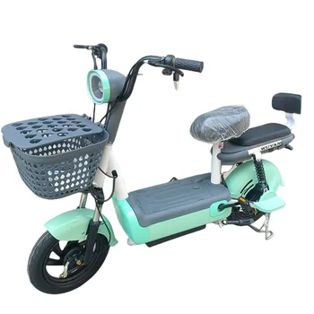 Электровелосипеды 48V12/20A С небольшой литиевой батареей для двух человек С корзиной для заднего сиденья Электромобиль