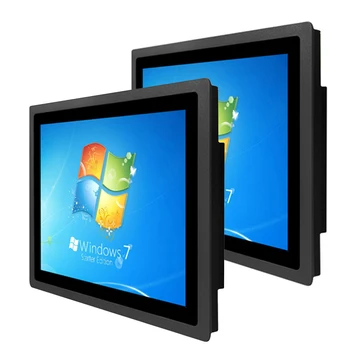 19-дюймовый Встроенный Промышленный Мини-планшетный компьютер All-in-one PC с емкостным сенсорным экраном для Win 10 Pro/Linux 1280 *1024