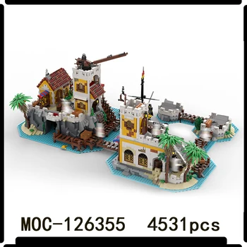 6277 Imperial Trading Post Remake Moc Строительные блоки MOC-126355 Развивающие игрушки для девочек 4311 шт. Набор моделей