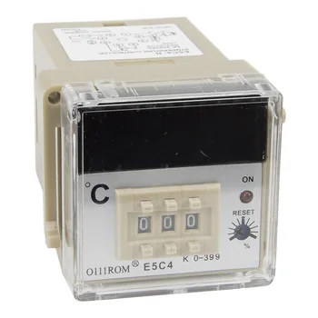 E5C4-R AC 220V релейный выход K входной цифровой регулятор температуры серии E5C4 220VAC