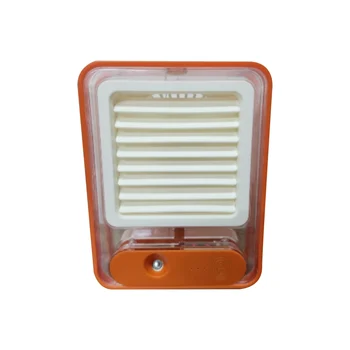 Портативный вентилятор для запотевания, USB перезаряжаемый вентилятор для запотевания воды с красочным ночником, настольный вентилятор для путешествий, домашнего офиса